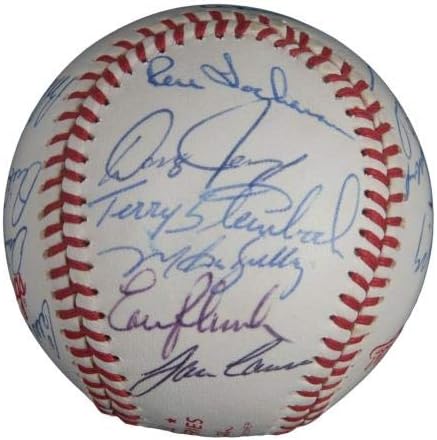 1988. Oakletski atletici A-ov prvački tim potpisao je bejzbol svjetske serije JSA COA - autogramirani bejzbol