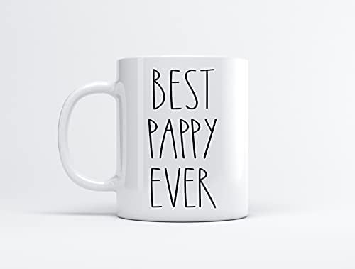 Najbolja Pappy šolja za kafu-pokloni za Božić - Pappy Birthday Gifts šolja za kafu - Dan očeva / Majčin dan - porodična šolja za kafu