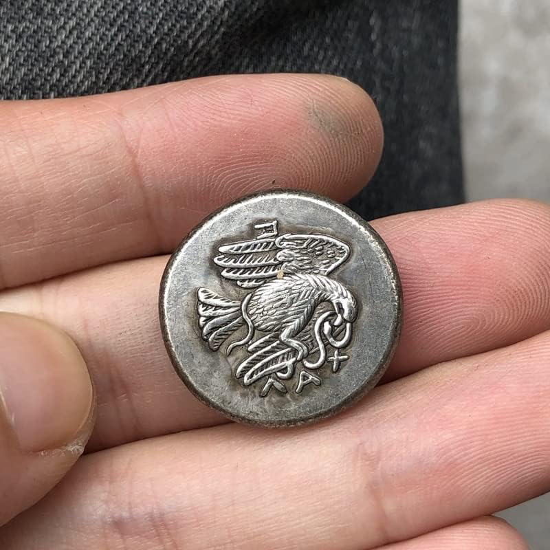 Grčki novčići mesingani srebrni antički obrtni obrtni kovanice nepravilne veličine tipa 77