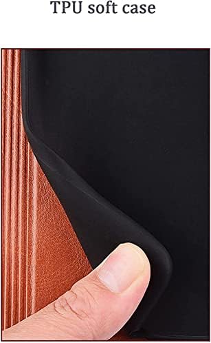 Coepmg torbica za novčanik za iPhone 13 Mini / 13 / 13 Pro / 13 Pro Max, Slotovi za kartice sa preklopnim kućištem od prave kože TPU