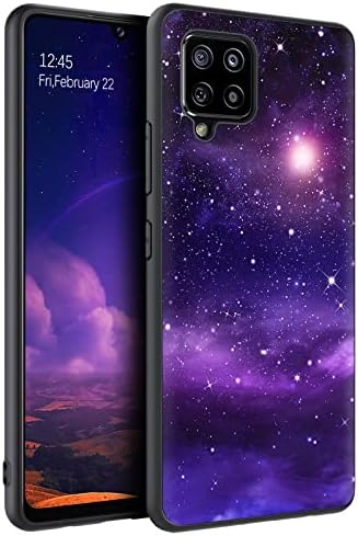 Domaver za Samsung A42 Case Galaxy A42 Case 5G sjaj u tamnom maglom Space Svjetlo vitka lagana zaštitna zaštitna pokrovna