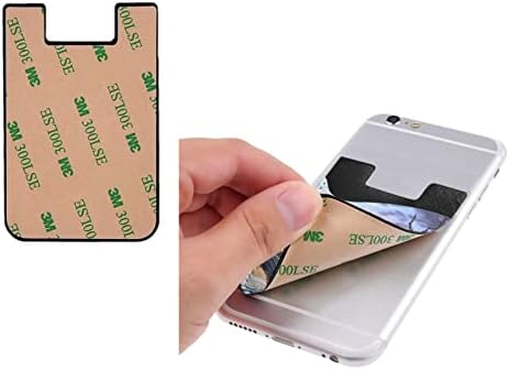 BASS ribolovni val Nosač telefonskih kartica PU kožna kreditna kartica ID kućišta 3M ljepljivi rukavi za sve pametne telefone