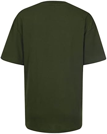 Djevojke poklon bluze s kratkim rukavima majice za žene za žene Grafički pad ljetnih bluza 2023 Trendi za odjeću 8Q