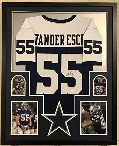 Leighton Vander Esch Autografirao je prilagođen običaj Dallas Cowboys Jersey JSA svjedok COA