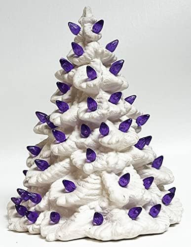 Nacionalna ARTCRAFT® mala keramička svjetla za božićnu svjetlost za božićnu svjetlost za vaš novi ili vintage keramički božić ili