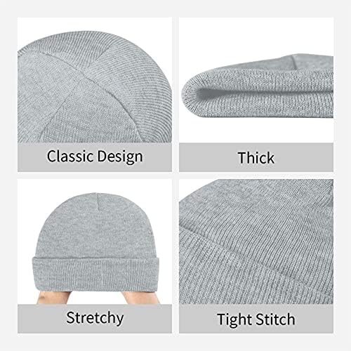 Beanie Hat muns klasični zimski šešir toplo pletene grafičke grafičke lobanje