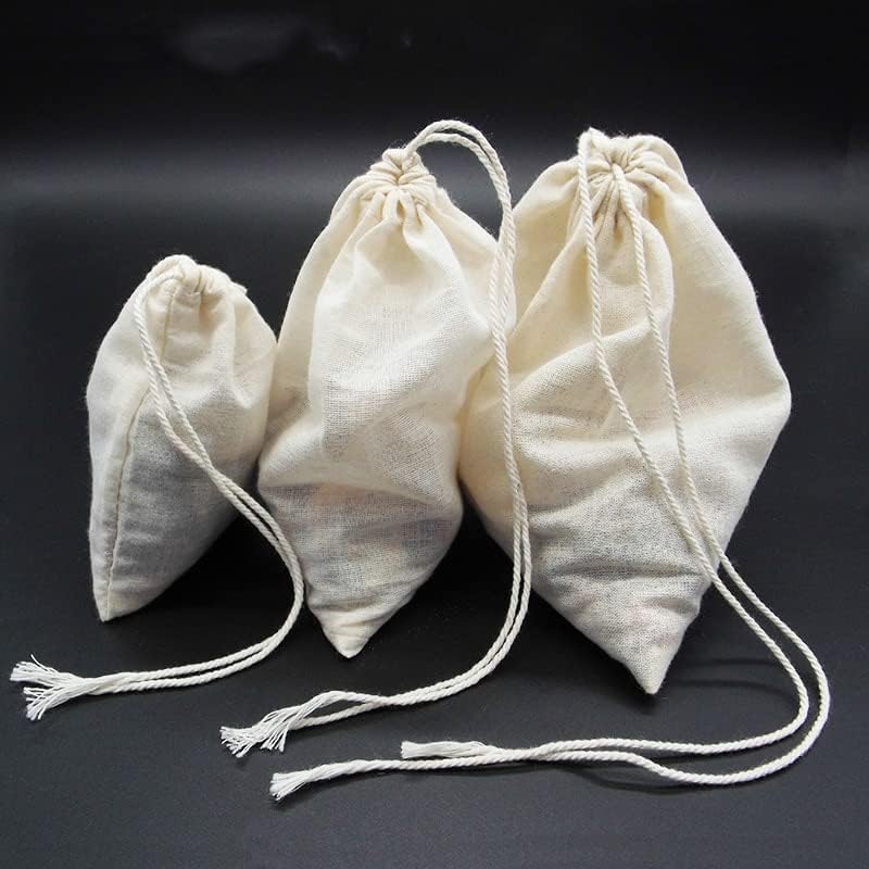 2pcs pamučne torbe za uporabu filter vrećice sojine mliječne cjedilo za crtanje pamučne vrećice začine prazne torbe kuhinjski sudoper