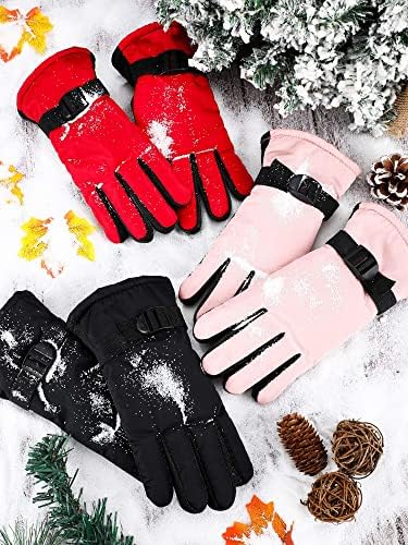 4 para dječije zimske rukavice vodootporne rukavice za skijanje na snijegu tople uniseks maskirne rukavice za hladno vrijeme djevojčice