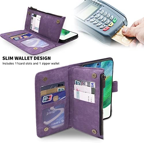 Kompatibilno sa Samsung Galaxy S23 Plus S23+ 5G futrolom za novčanik Premium vintage i Flip stalak za držač kreditne kartice za mobilni
