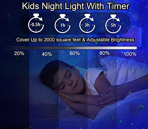 Pokloni za djecu i odrasle, Bedoo Galaxy Sky Star Night Light Pro-jector Light lamp 10 Patterrns dekor sobe za spavaću sobu,Božićni