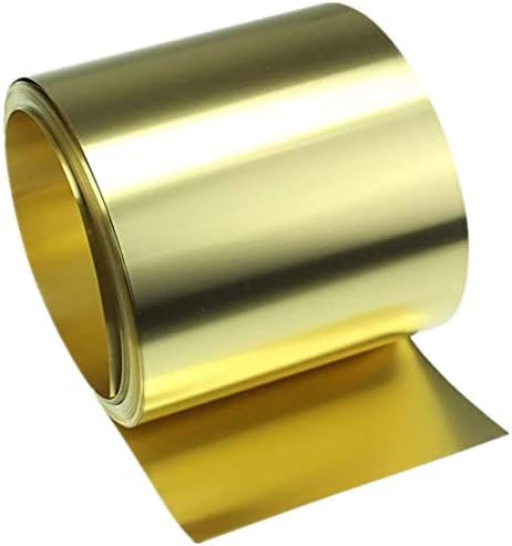UMKY mesing ploča mesing Lima Roll mesing traka visoke čistoće zlato Film mesing folija bakar lim, 0. 1x50x1000mm metalna folija