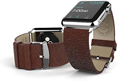 38 mm Apple Watch zamenski pojas, X-Doria Lux opseg, originalna koža, crna koža za Apple Gledaj svi modeli