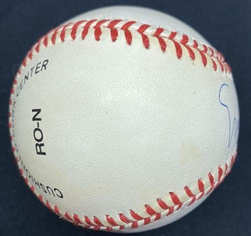 Ernest Ernie banke puno ime potpisane bejzbol JSA - autogramirane bejzbol