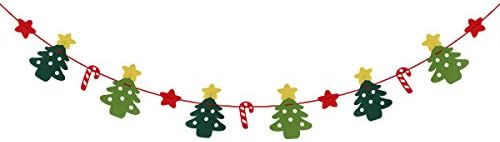 3 metra Božićne dekorativne božićne staklene staze Baneri Bunting Garland Viseća dekoracija Xmas Tree Ornamenti Privjesci za kućni