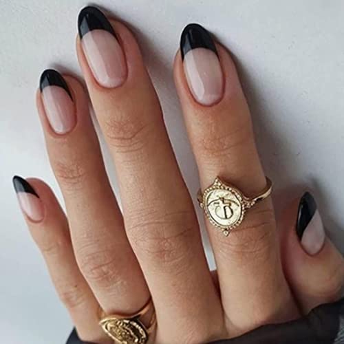 Kamize slatka presa na noktima srednji lažni nokti dizajn akril Full Cover Pink badem lažni nokti za žene i djevojke 24kom