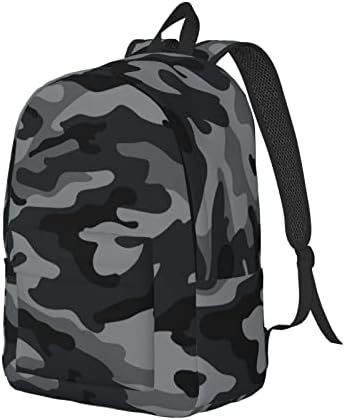 Duduho kamuflaža Camo siva ruksak 17.7 inčni ruksak za laptop Travel Pješački dan Paypack Višenamjenska torba za muškarce Žene Tinejdžeri