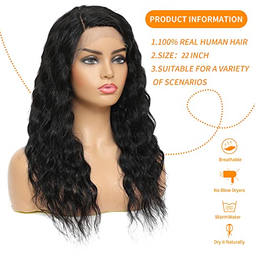 Mowcaw Body Wave Lace prednje perike ljudska kosa za crne žene 13x4 prozirne čipke bez ljepljive ljudske kose perike prethodno iščupane dječjom kosom 150% gustine prirodne crne perike 20 inča