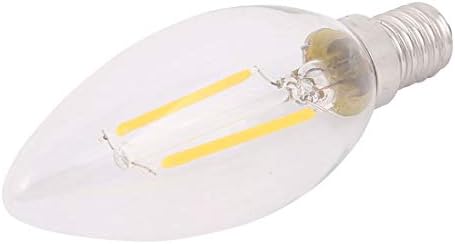 Aexit AC 220V rasvjetna tijela i kontrole 2W C35 LED filament lampa sijalica zatamnjena E14 toplo Bijela
