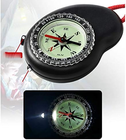 Czdyuf vanjski pokazivač Kompas za djecu višenamjenska vodootporna svjetlosna prenosiva preciznost van terena van terena