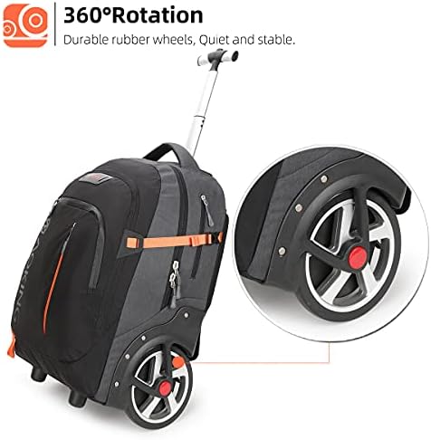 Glodiar AOKING 20/22 vodootporna Rolling Big Wheel Backpack torba za laptop