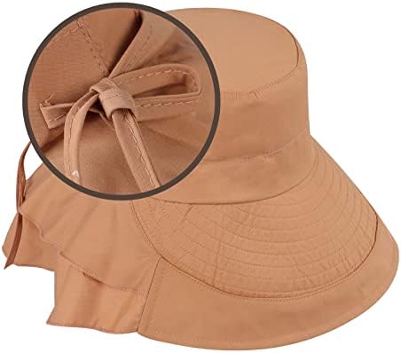 Šal sunčani šešir za žensku kašiku sa širokim rubom ljetni na otvoreni UV zaštitni šešir sa zaklonom vrata
