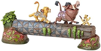 Enesco Jim Shore Disney Tradicije Lion King Simba, Timon i Pumba Kamena smola Figurica, 7.5 , višebojna