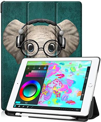 ANVAS futrola sa držačem olovke za iPad Mini 5 2019, lagana tanka stajaća pokrivača sa magnetskom zatvaračem za iPad Mini 5. gen 7,9 inča, slon
