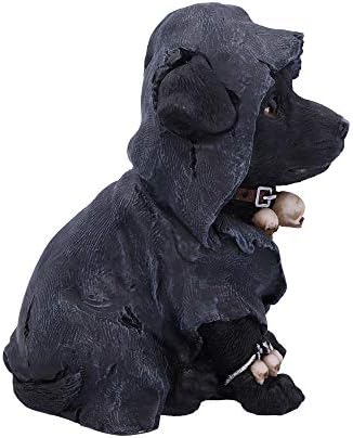 Nemesis Now Canine Cloked Grim žetelica Dog Figurine, Polyresin, Crna, 17cm