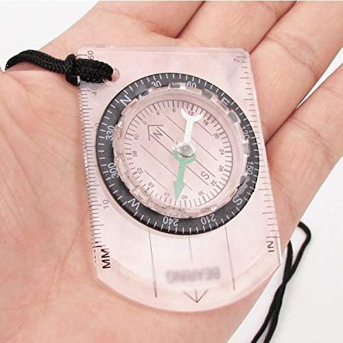 Liujun vanjski kompas, vodootporan kompas sa skalom za navigaciju Preživljavanje orijentisajući planinaring planinarenje izdržljivo